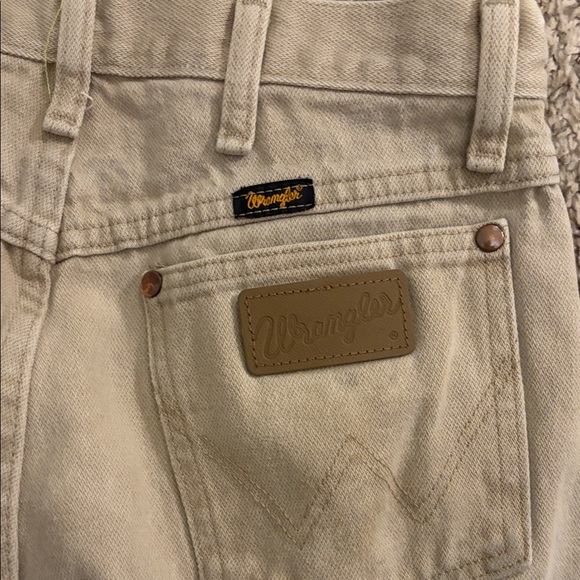 Wrangler cowboy cut men’s khaki denim pants 30x30 - Picture 6 of 7